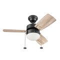 Prominence Home Rawling, 30 in. Ceiling Fan with Light, Bronze 51587-40